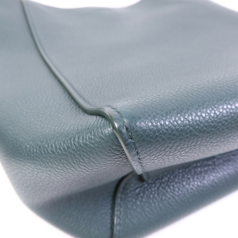 CELINE 牛皮皮革Small Sangle Bucket金扣肩背袋-13