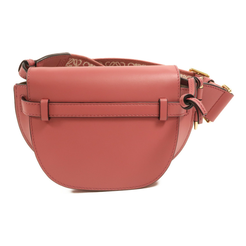 LOEWE 牛皮皮革Mini Gate金扣肩背袋-1