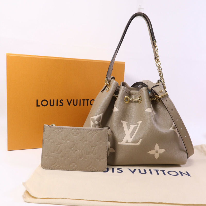LOUIS VUITTON Monogram Empreinte Bundle金扣手挽肩背兩用袋-8