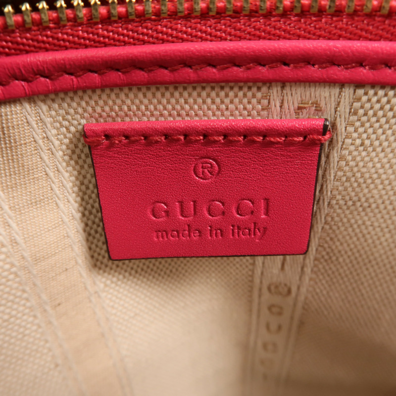 GUCCI 牛皮皮革Diamante Bag金扣手挽肩背兩用袋-5