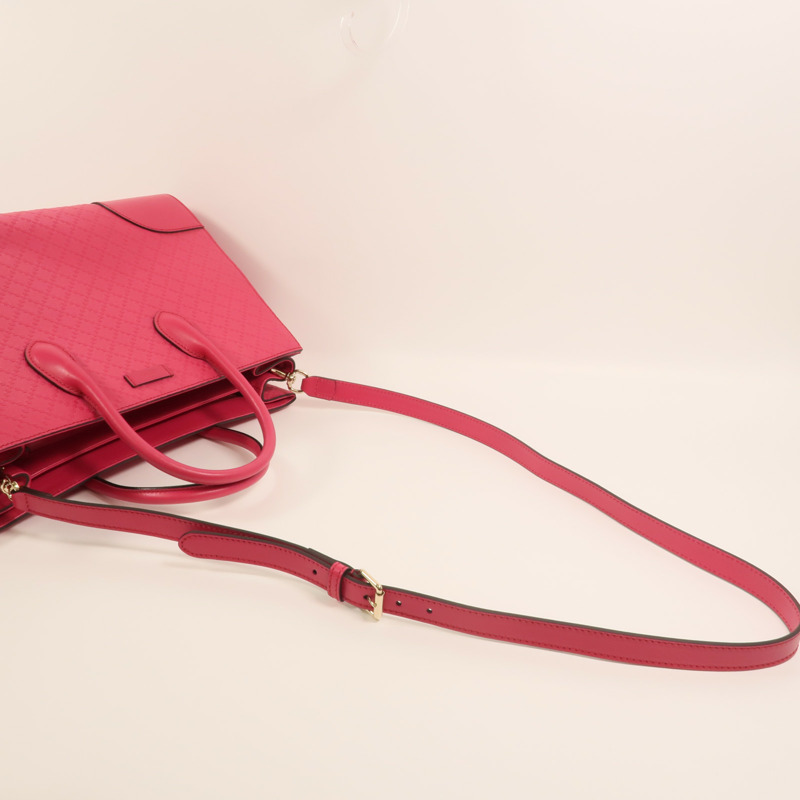 GUCCI 牛皮皮革Diamante Bag金扣手挽肩背兩用袋-7