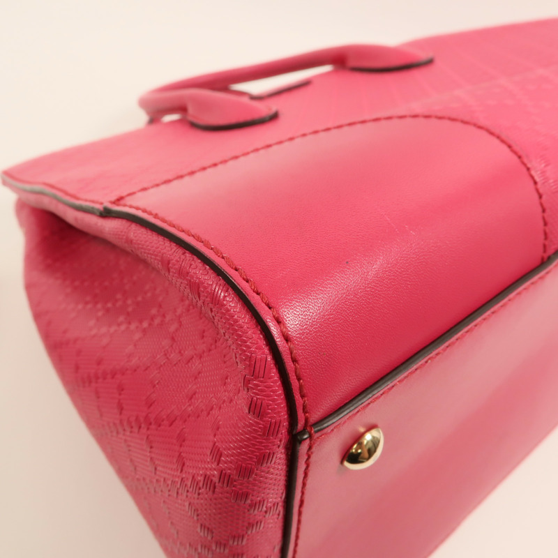 GUCCI 牛皮皮革Diamante Bag金扣手挽肩背兩用袋-11