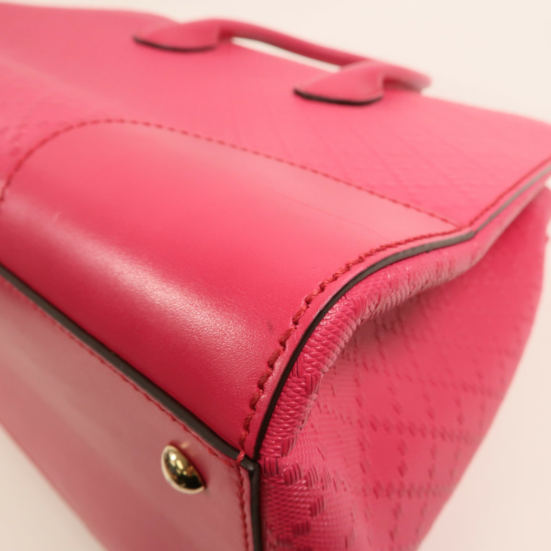 GUCCI 牛皮皮革Diamante Bag金扣手挽肩背兩用袋-12