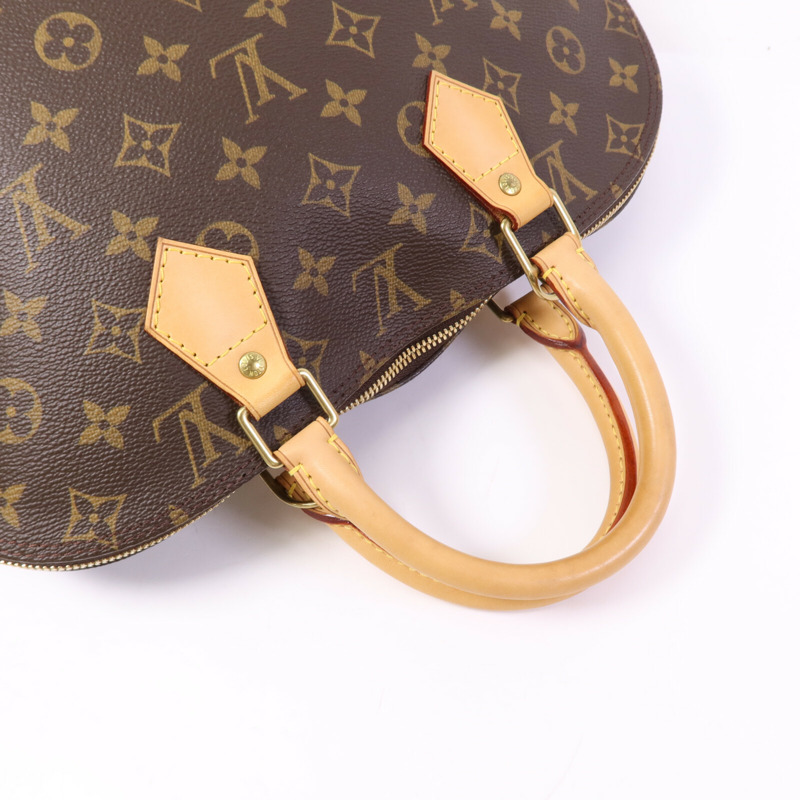 LOUIS VUITTON Monogram Alma PM金扣手挽袋-8