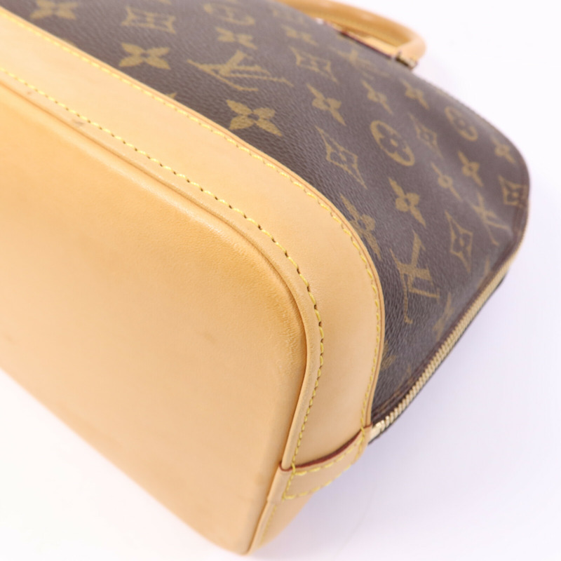 LOUIS VUITTON Monogram Alma PM金扣手挽袋-10
