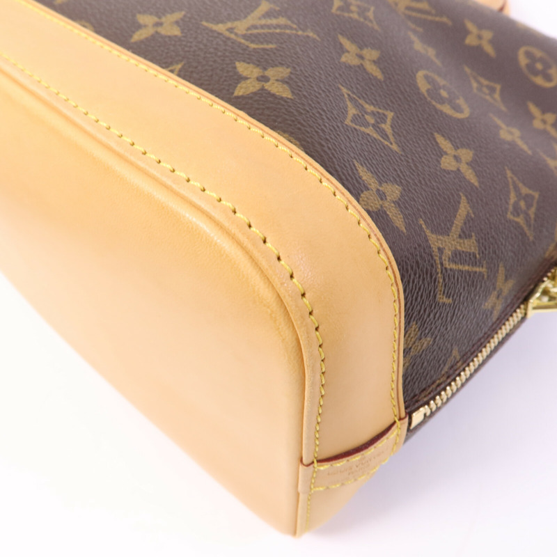 LOUIS VUITTON Monogram Alma PM金扣手挽袋-12