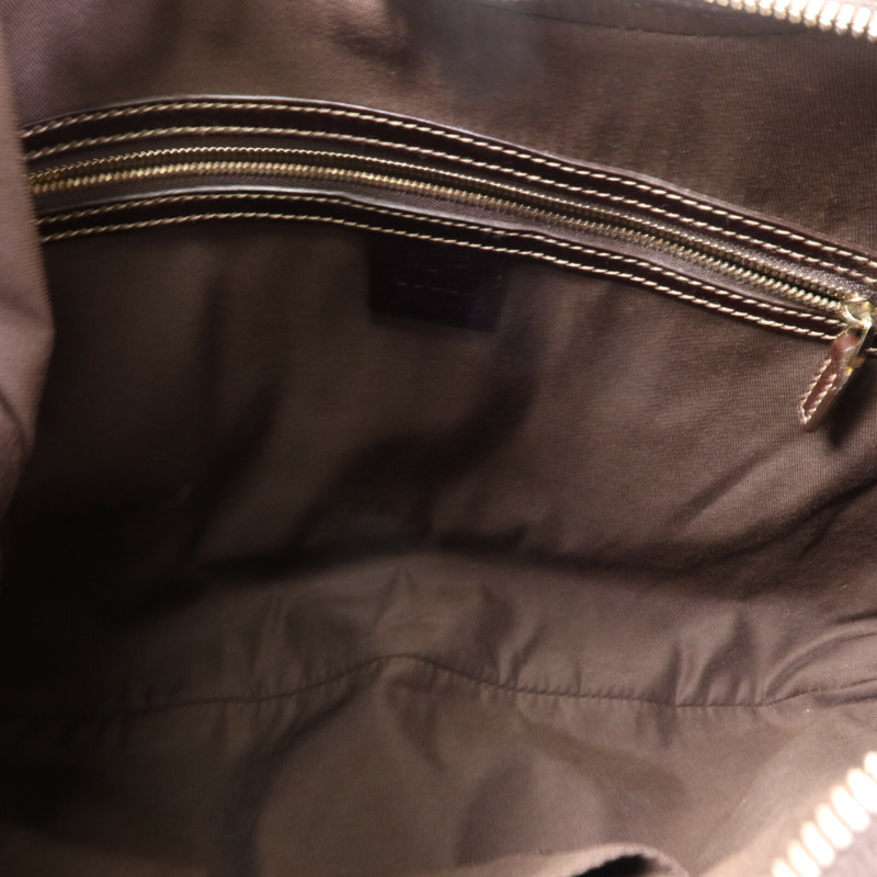 GUCCI 帆布Shoulder Bag金扣肩背袋-4