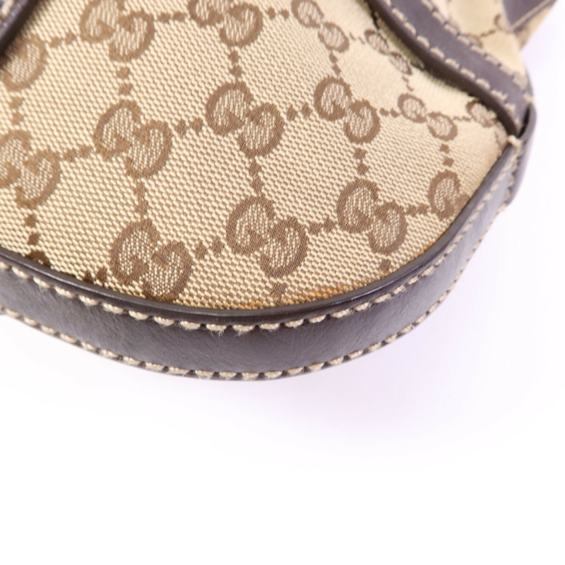 GUCCI 帆布Shoulder Bag金扣肩背袋-12