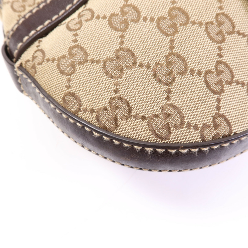 GUCCI 帆布Shoulder Bag金扣肩背袋-13