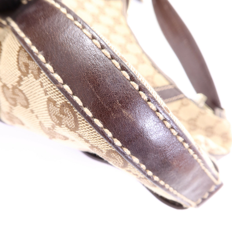 GUCCI 帆布Shoulder Bag金扣肩背袋-16