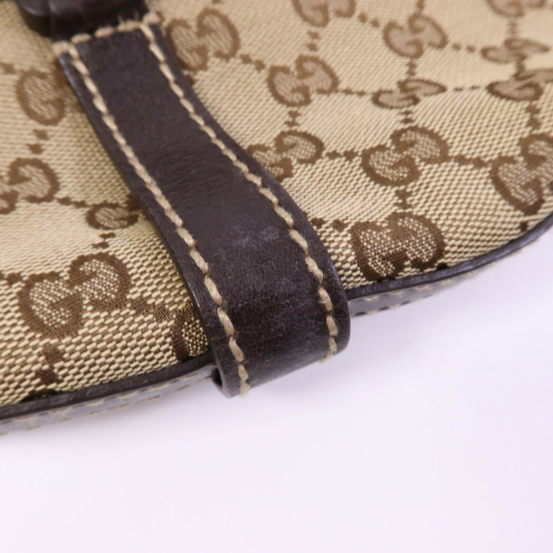 GUCCI 帆布Shoulder Bag金扣肩背袋-18