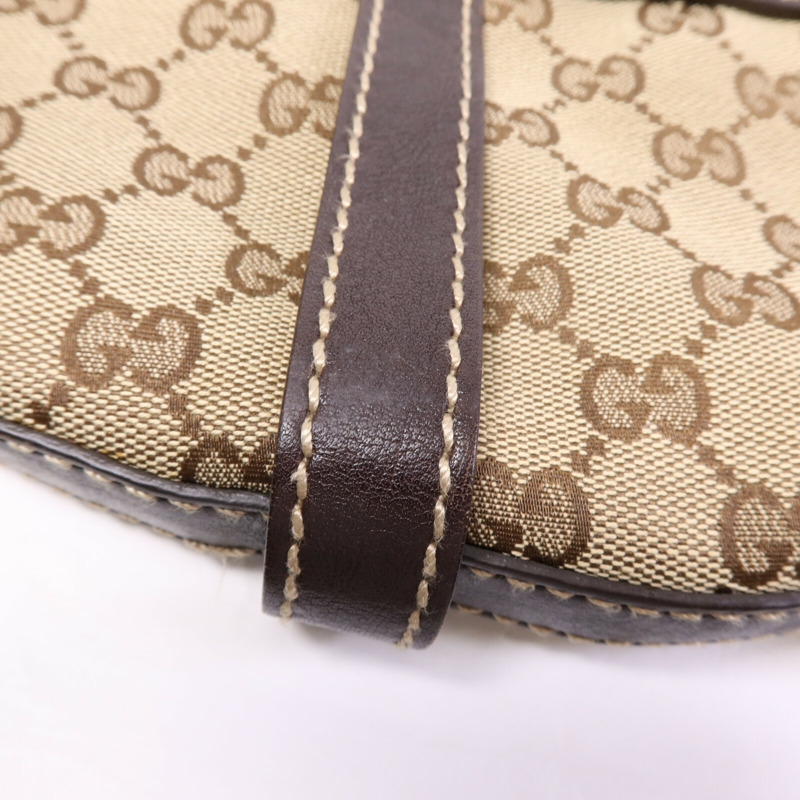 GUCCI 帆布Shoulder Bag金扣肩背袋-19