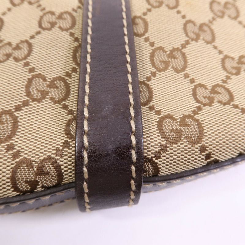 GUCCI 帆布Shoulder Bag金扣肩背袋-20