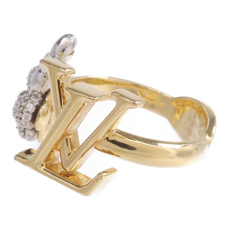 LOUIS VUITTON 金屬Gram Ring戒指US#6-2