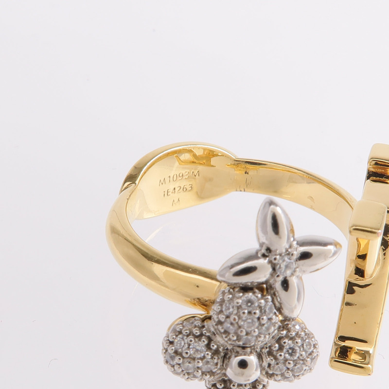 LOUIS VUITTON 金屬Gram Ring戒指US#6-4