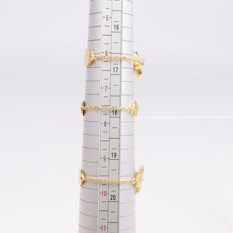 LOUIS VUITTON 金屬Burg Blooming Strass Ring Set戒指US#6.75/7.25/10-5