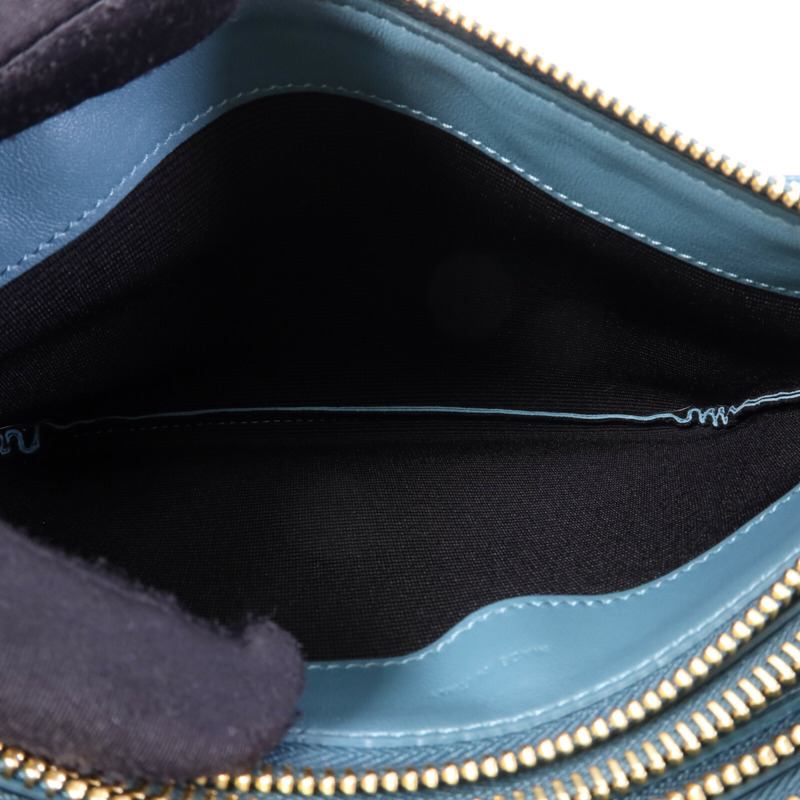 CELINE 牛皮皮革Trio Small金扣肩背袋-6