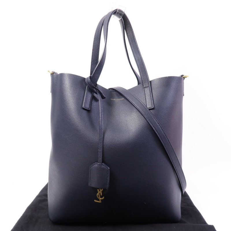 SAINT LAURENT 牛皮皮革2 Way Shoulder Bag金扣手挽肩背兩用袋-9