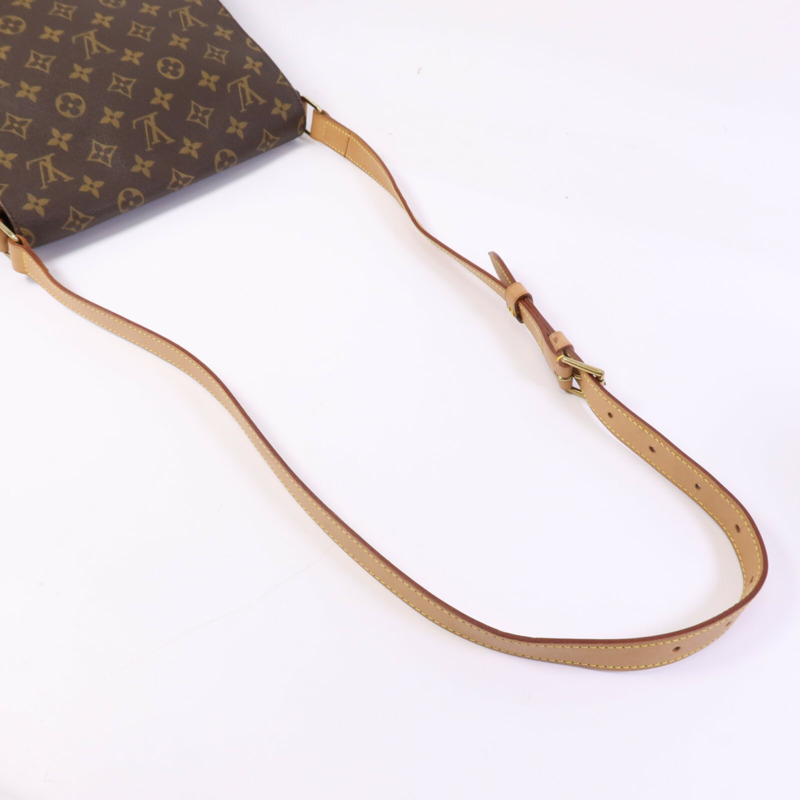 LOUIS VUITTON Monogram Musette金扣肩背袋-8