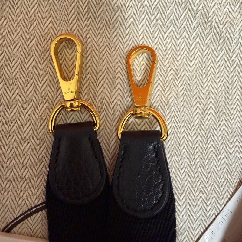 🔥9新以上|少用釋出🔥Hermes mini Evelyn 黑金（Togo牛皮）-4