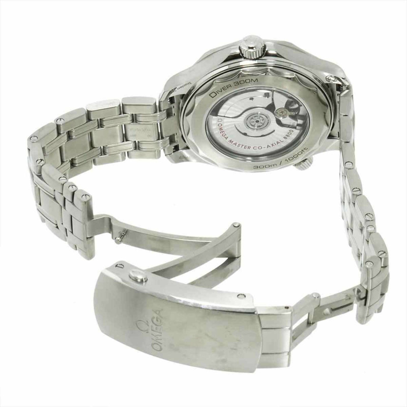 歐米茄海馬系列300公尺潛水錶同軸至臻天文台錶 210 30 42 20 01 001 日期顯示男士腕錶 黑色 自動上鍊-4