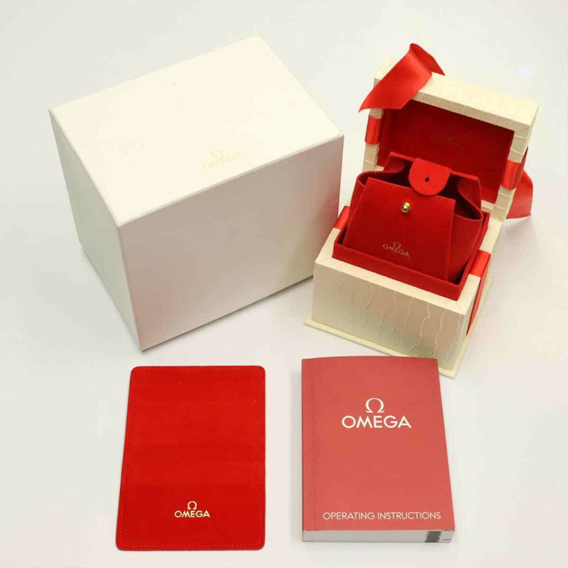 歐米茄星座系列磨砂雙色123 20 24 60 05 001女士腕錶 白色錶殼 18K玫瑰金 石英機芯-1