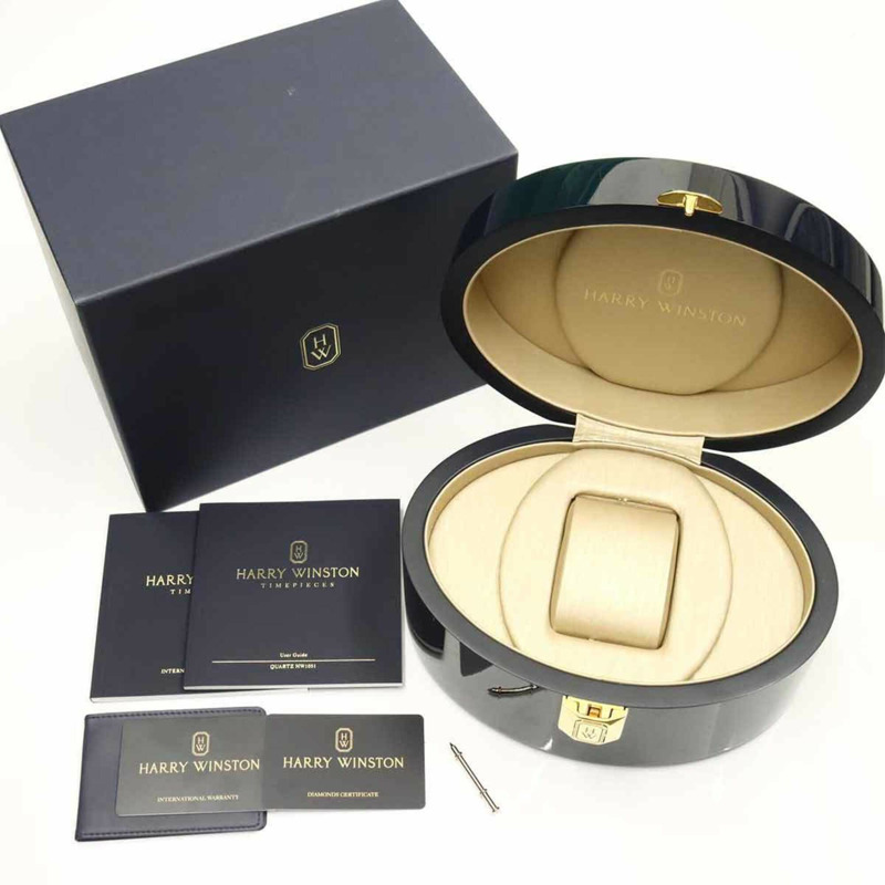 Harry Winston Mini Twist by HJTQHM18WW037 女士腕錶，鑽石，18K 白金，實心石英錶。-1