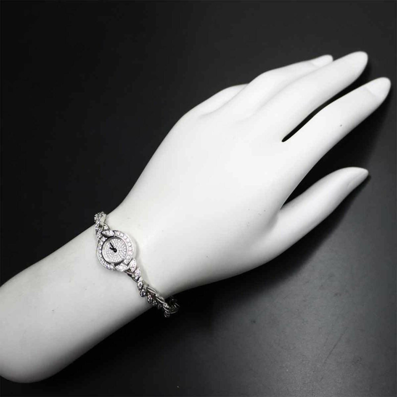 Harry Winston Mini Twist by HJTQHM18WW037 女士腕錶，鑽石，18K 白金，實心石英錶。-3