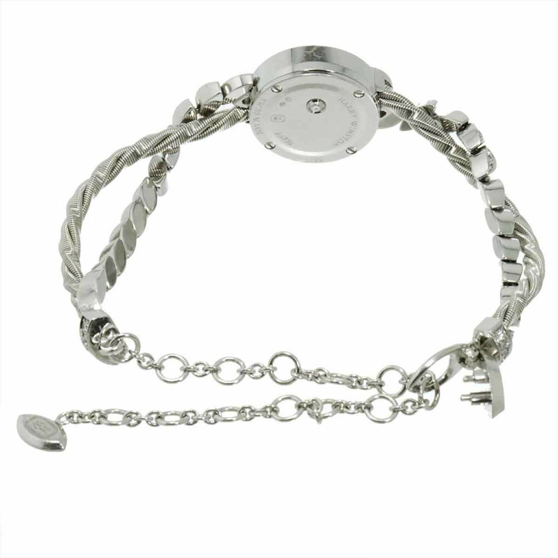 Harry Winston Mini Twist by HJTQHM18WW037 女士腕錶，鑽石，18K 白金，實心石英錶。-4