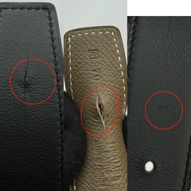 HERMES 愛馬仕 CONSTANCE H 皮帶 70cm □R刻-5
