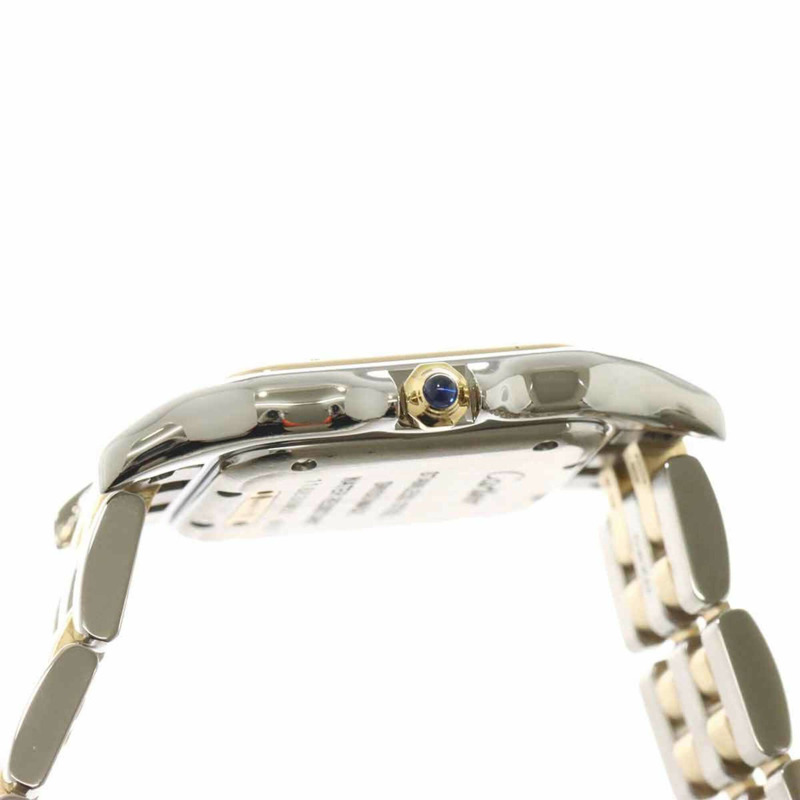 卡地亞 Panthère de W2PN0007 女士腕錶，18K 黃金和銀，石英機芯。-5