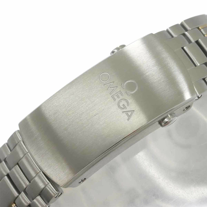 歐米茄海馬300公尺同軸至臻天文台雙色男士腕錶 210 20 42 01 002 黑色黃金自動機械錶-6