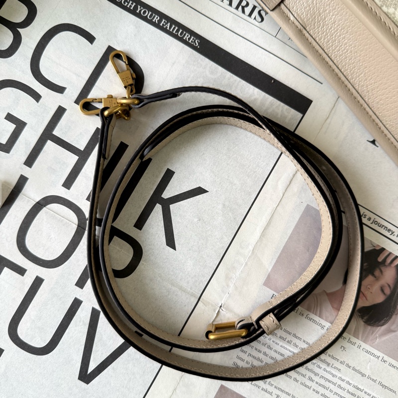 Interlocking G 迷你手提/斜背托特包(燕麥色)-7