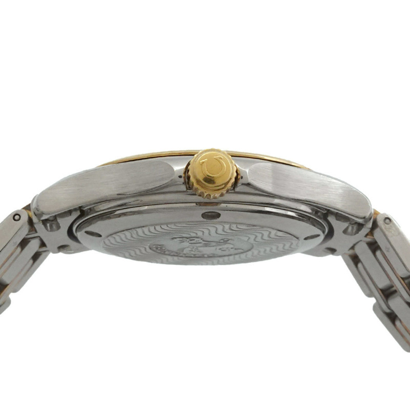 歐米茄海馬系列120 2311 10 雙色男士腕錶，日期顯示，黃金（YG），石英錶-4