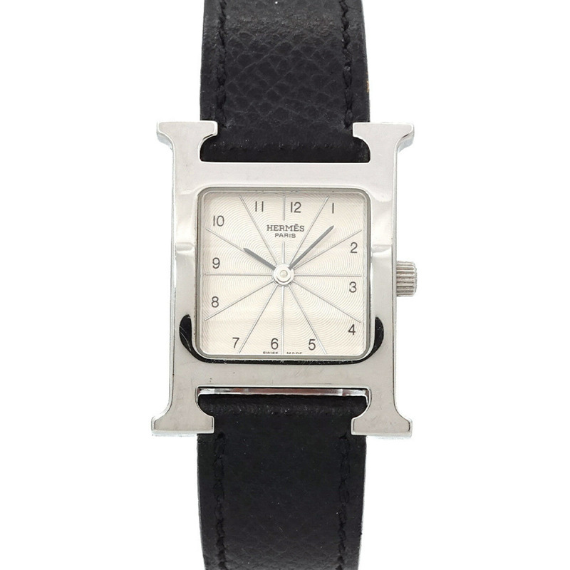 愛馬仕 H-Watch HH1 210 女士腕錶 銀色石英錶 H-0