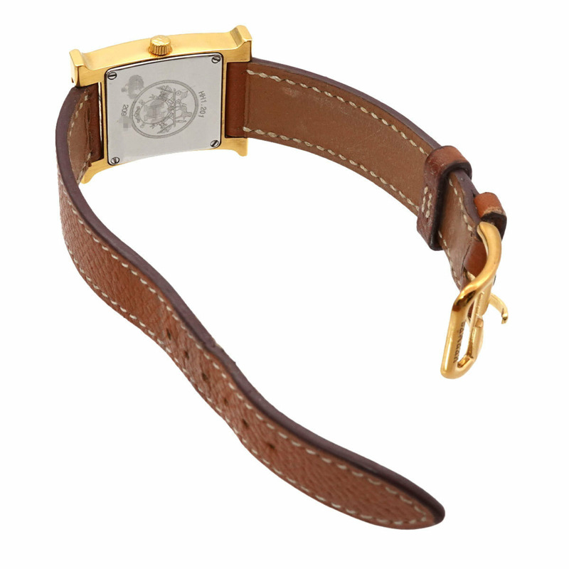 愛馬仕 H-Watch HH1 201 女士腕錶 白色石英錶-4