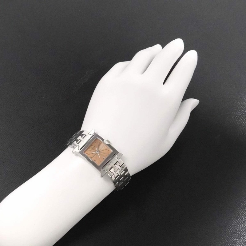 愛馬仕 H-Watch HH1 210 女士腕錶 粉紅石英錶 H-3