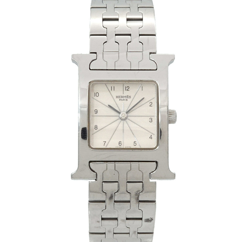 愛馬仕 H-Watch HH1 210 女士腕錶 銀色石英錶 H-0
