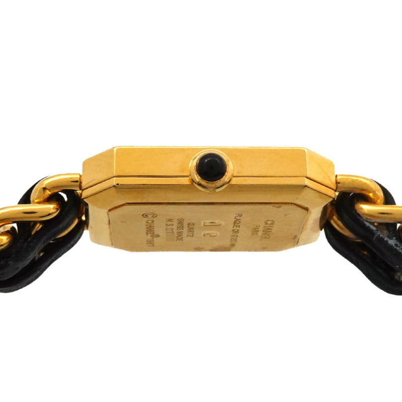 香奈兒 Premiere H0001 女士腕錶，M 碼，黑色和金色，石英機芯。-4