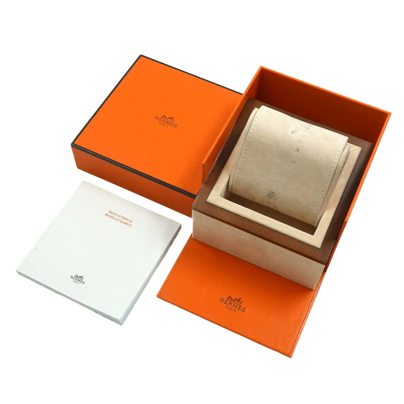 愛馬仕 H-Watch HH1 210 女士腕錶 12P 鑲鑽 白色錶殼 石英錶 H-1