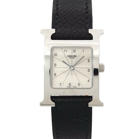 愛馬仕 H-Watch HH1 210 女士腕錶 銀色石英錶 H