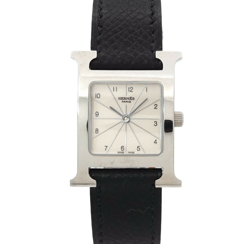 愛馬仕 H-Watch HH1 210 女士腕錶 銀色石英錶 H-0