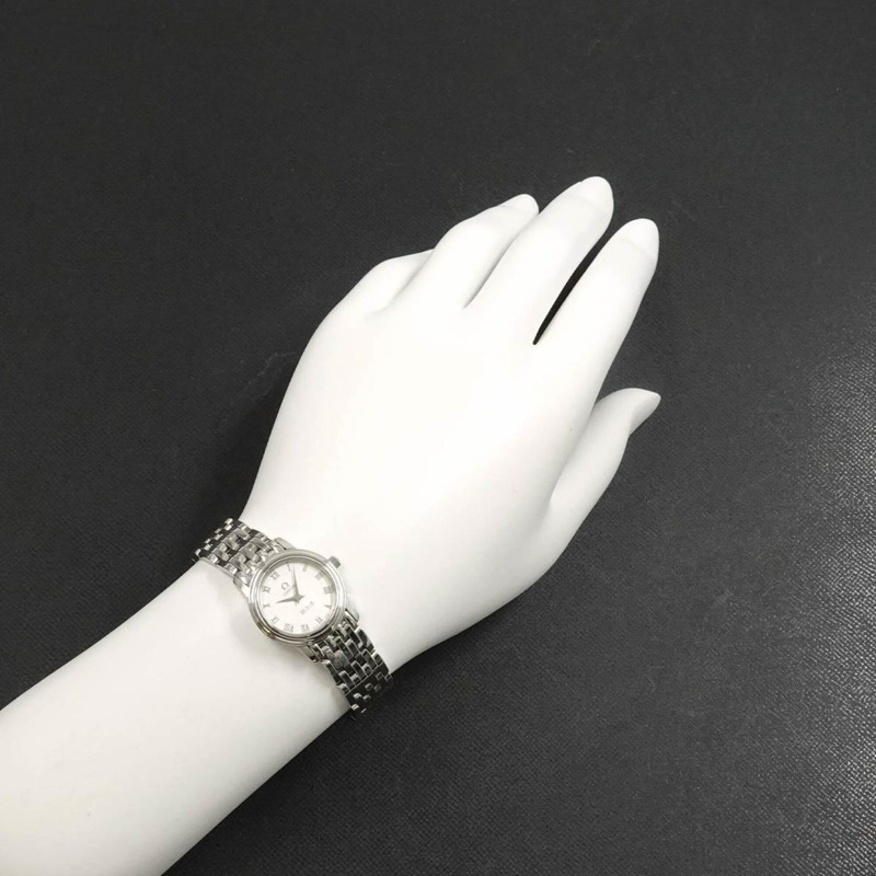 歐米茄碟飛系列 Prestige 4570 33 女士腕錶，銀色，石英錶-2