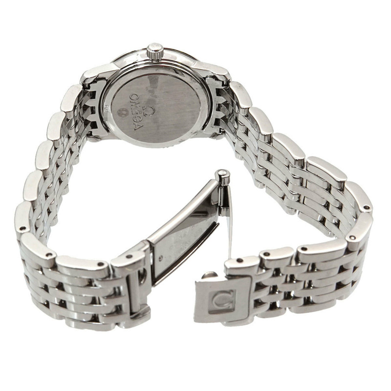 歐米茄碟飛系列 Prestige 4570 33 女士腕錶，銀色，石英錶-3