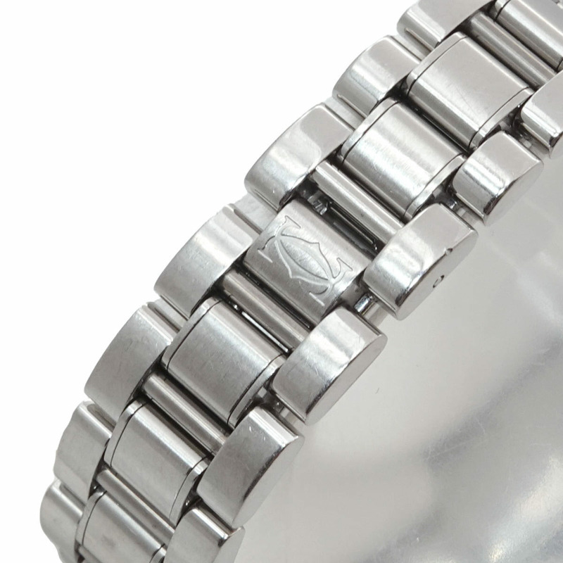 卡地亞 Must 21 Vingt-et-un W10109T2 女士腕錶 銀色石英 Must21-5