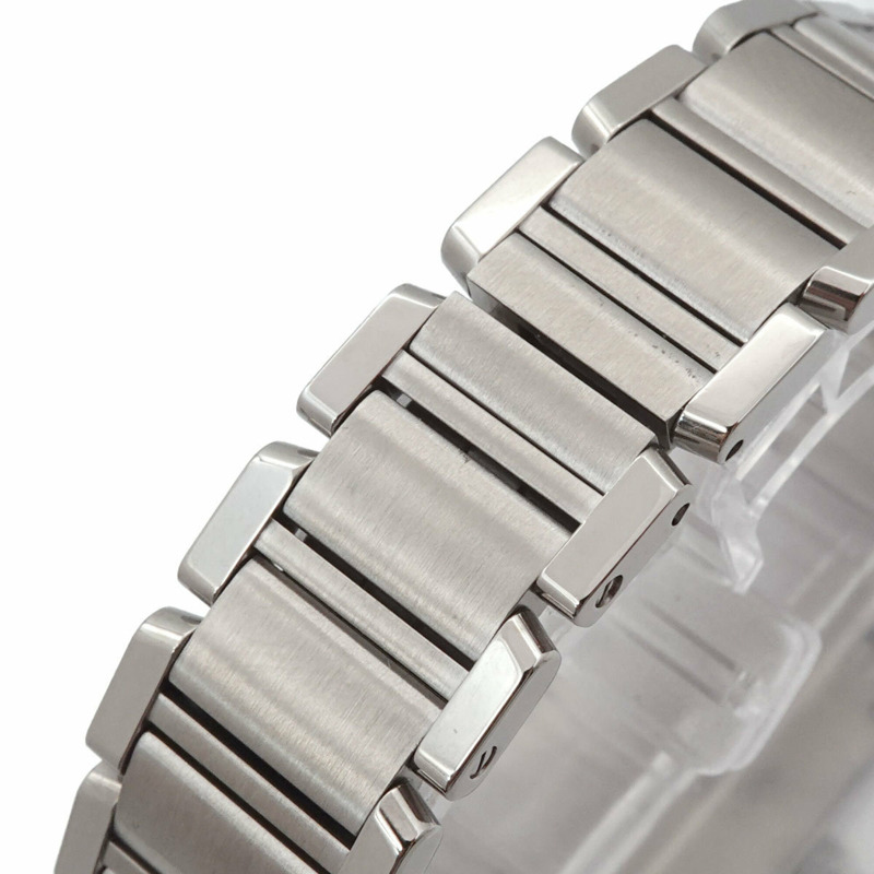 卡地亞 Tank Française SM W51008Q3 女士腕錶，象牙色，石英錶-5