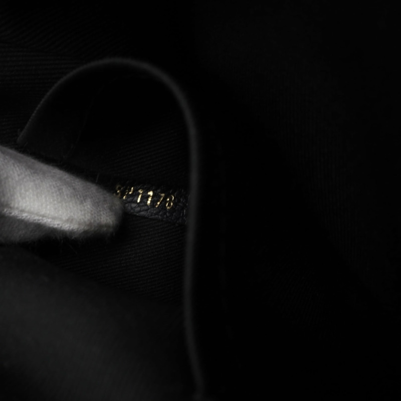 路易威登 (LOUIS VUITTON) Monogram Empreinte Blanche BB Noir M43624 女士單肩包，黑/藍小牛皮-16