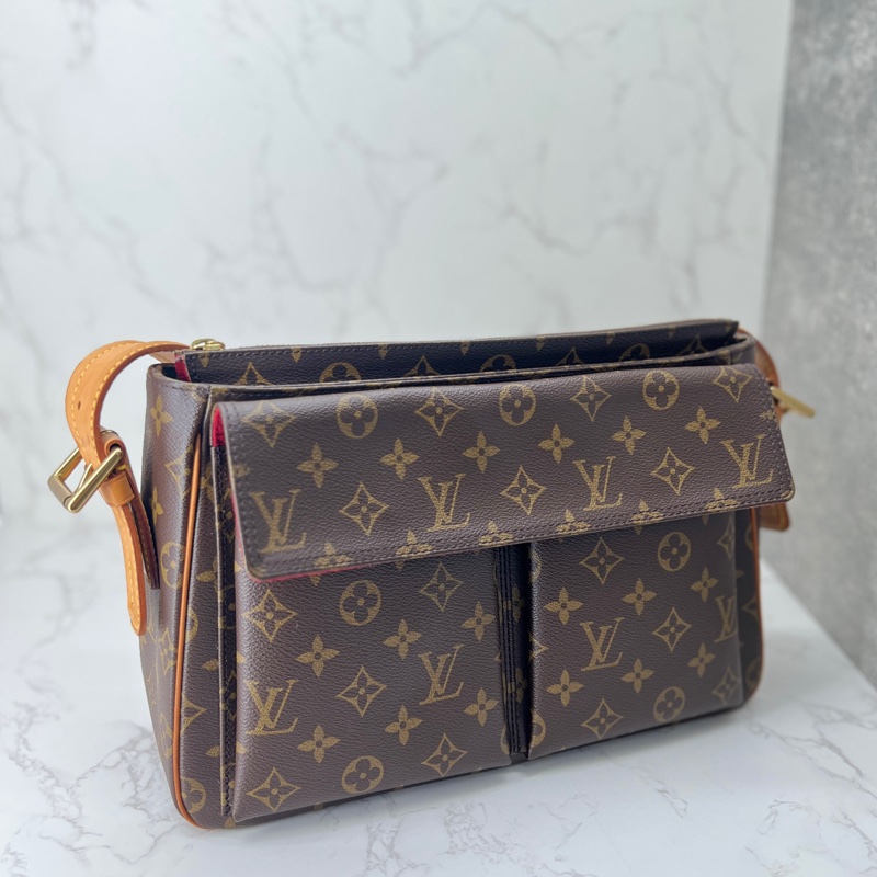 香緹國際精品 921 LV駱駝包 中古美包-1