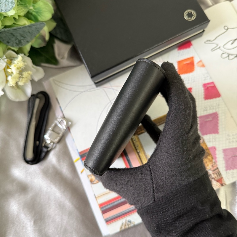 Meisterstuck 大班系列附掛繩6卡對開短夾(黑色)-2