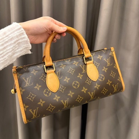 LV 原花金球三角手提包M40009